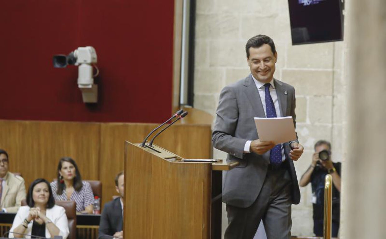 La lista de promesas de Juanma Moreno hasta 2026