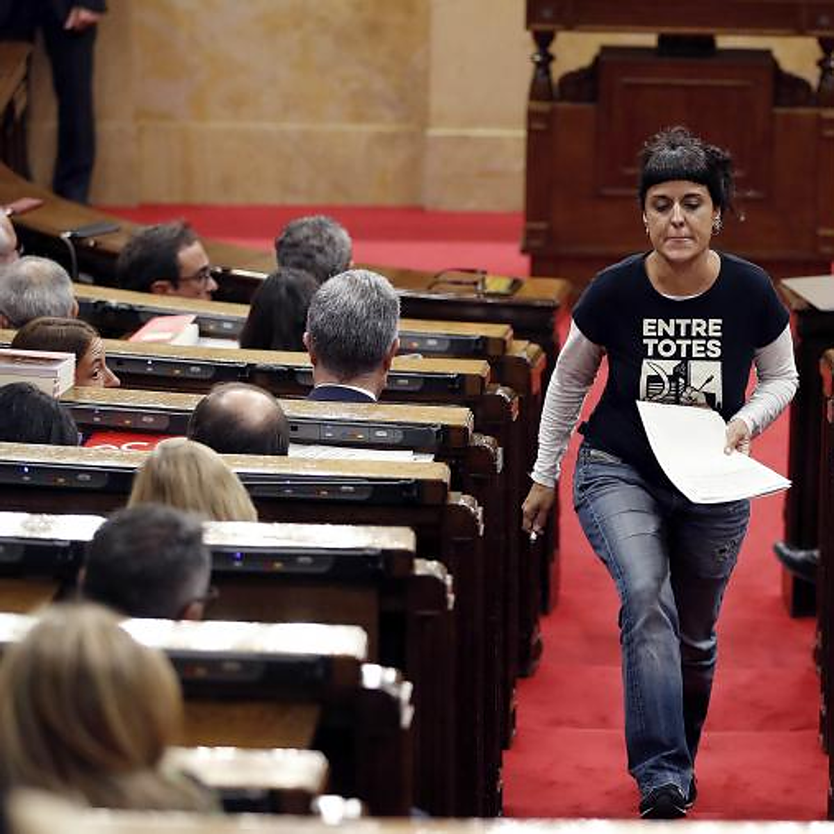 Nada de Anna Gabriel: su 'vuelta' a Cataluña pasa sin pena ni gloria en la política