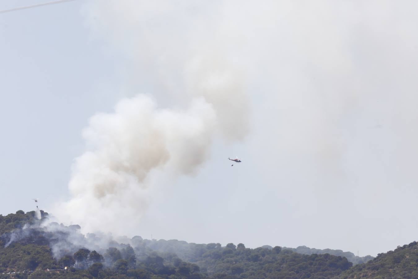 El incendio en la Sierra de Córdoba, en imágenes