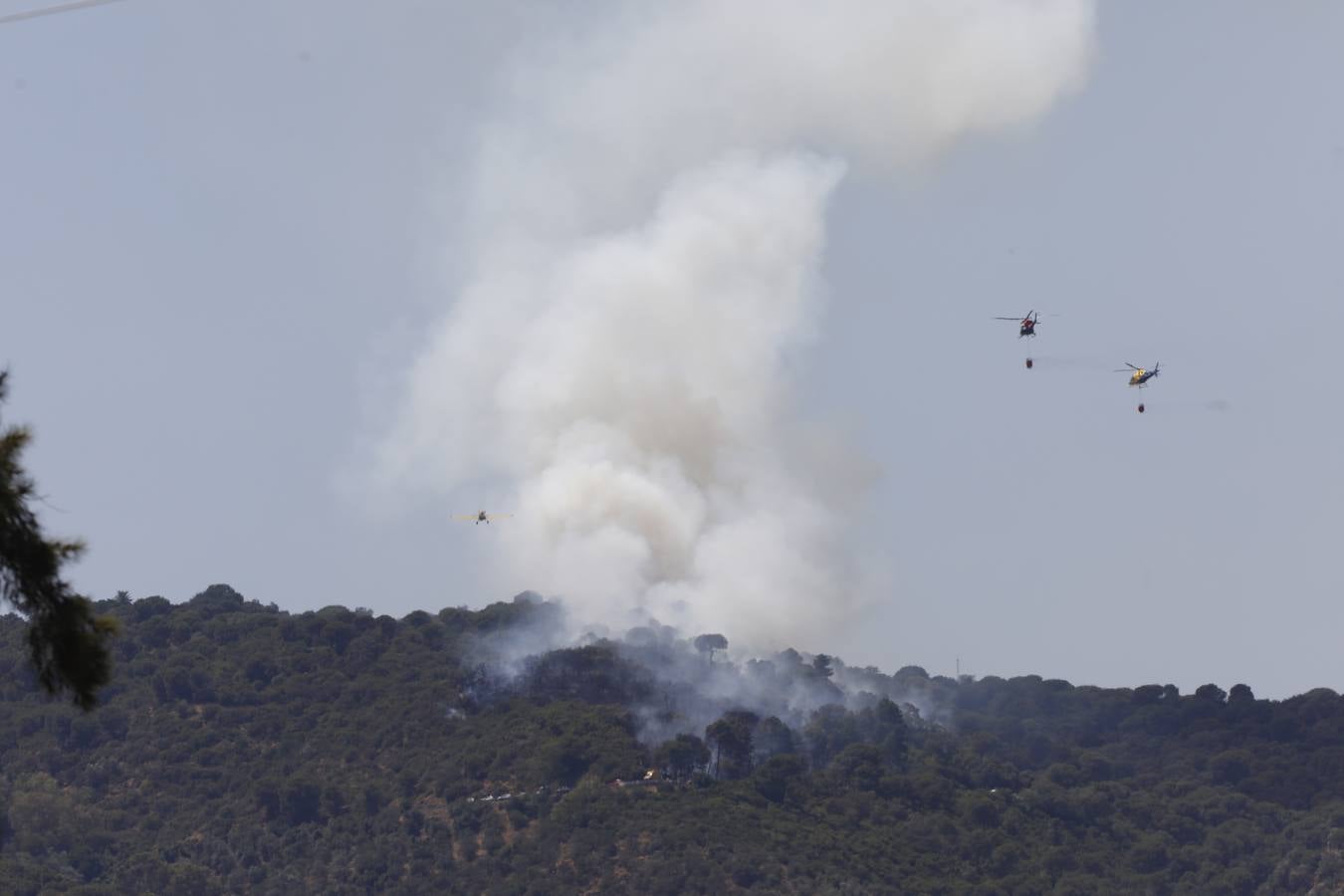 El incendio en la Sierra de Córdoba, en imágenes