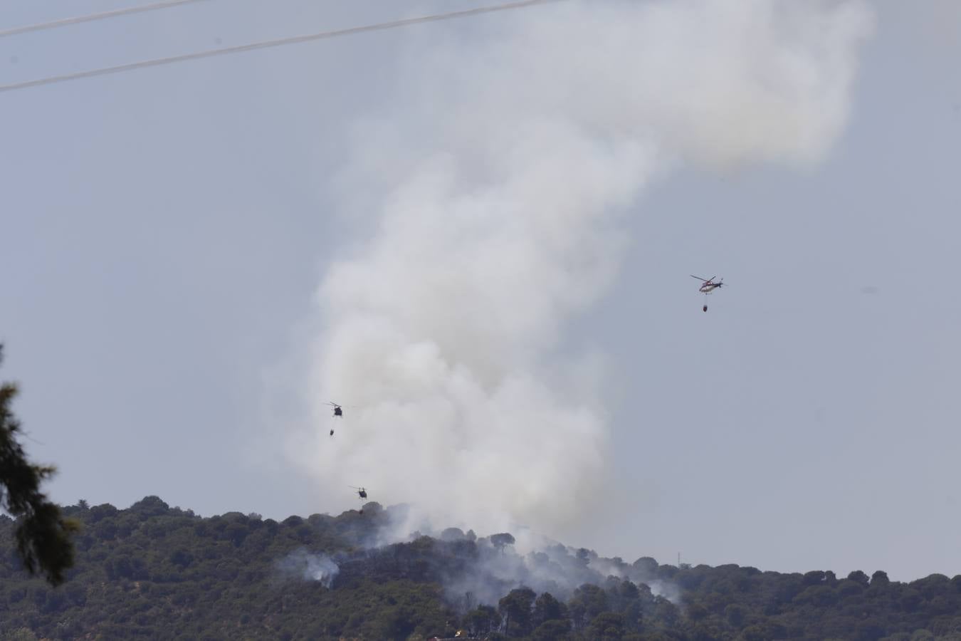 El incendio en la Sierra de Córdoba, en imágenes