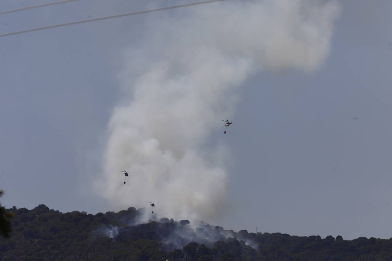 El incendio en la Sierra de Córdoba, en imágenes