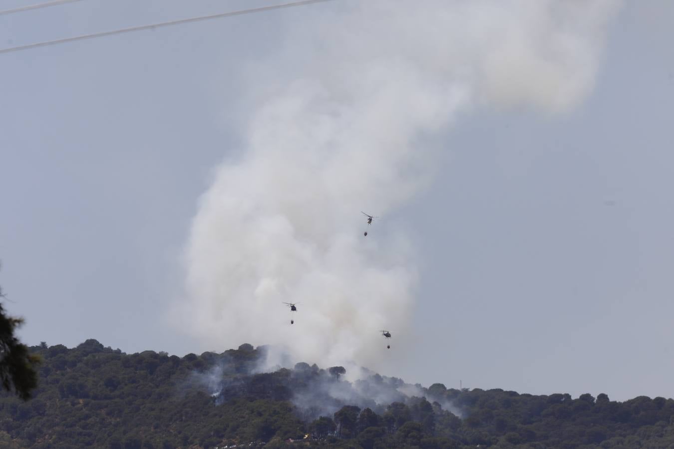 El incendio en la Sierra de Córdoba, en imágenes