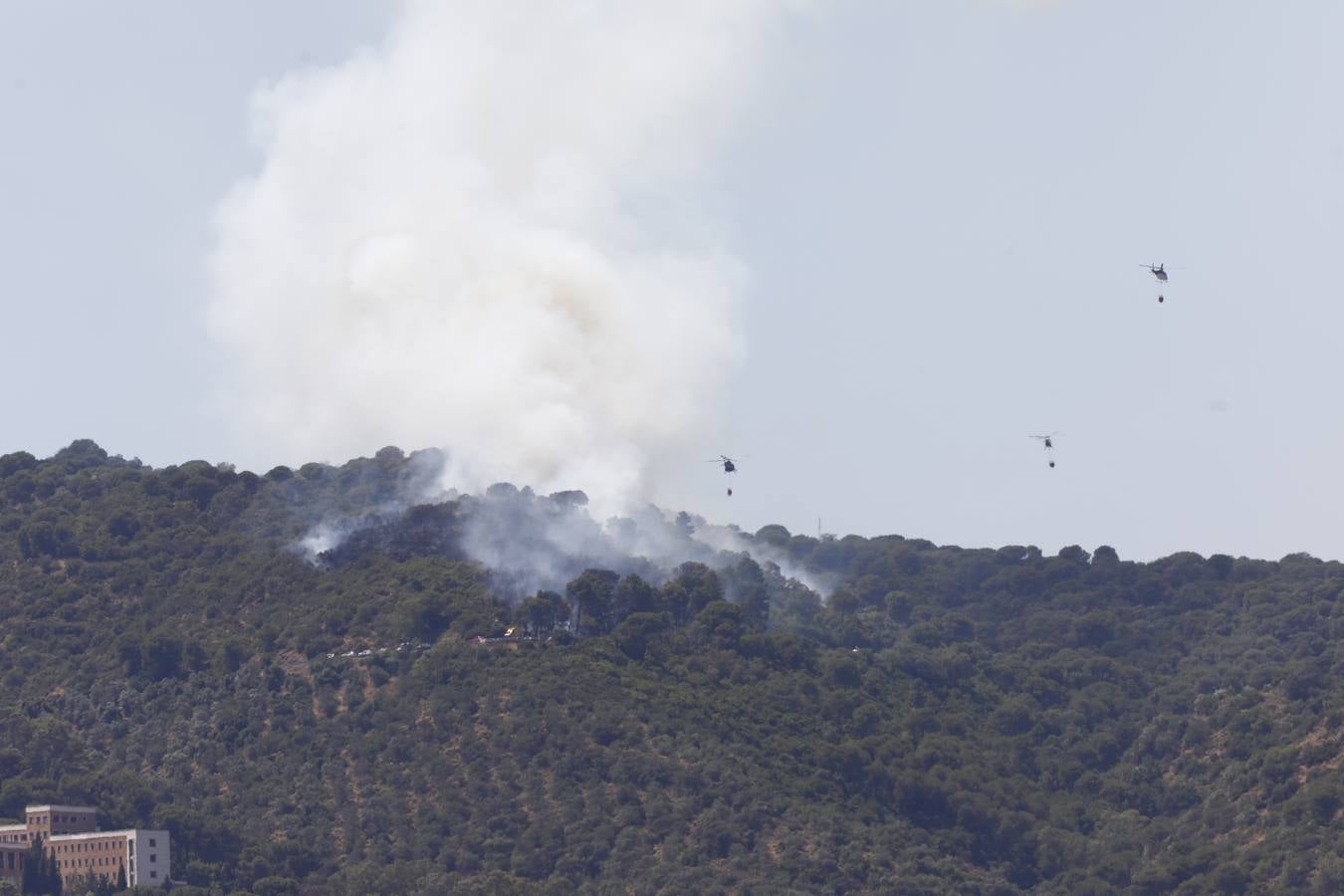El incendio en la Sierra de Córdoba, en imágenes