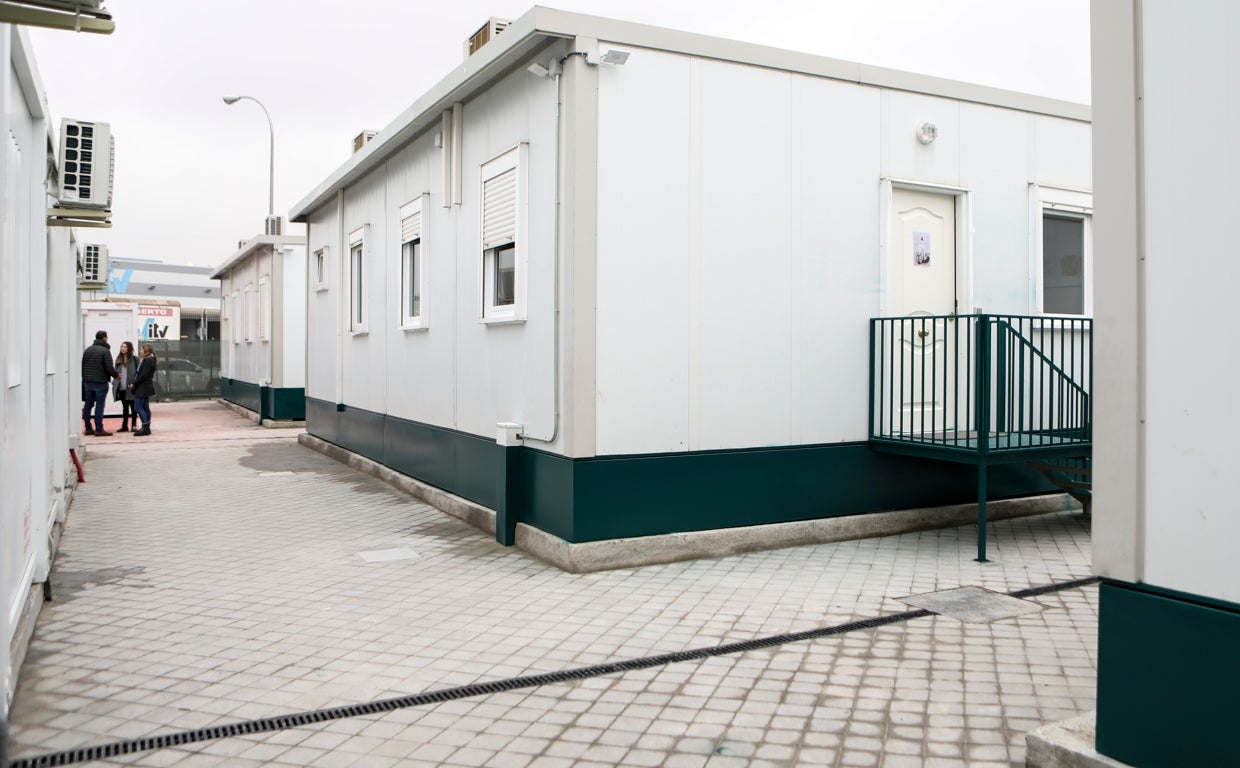 El centro de acogida temporal de emergencia Las Caracolas, en Vallecas