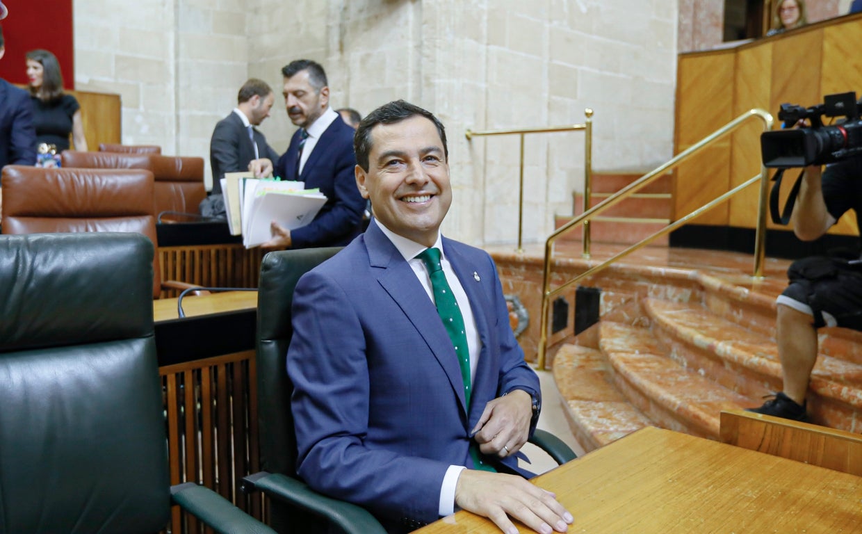 Juanma Moreno, investido presidente de la Junta de Andalucía