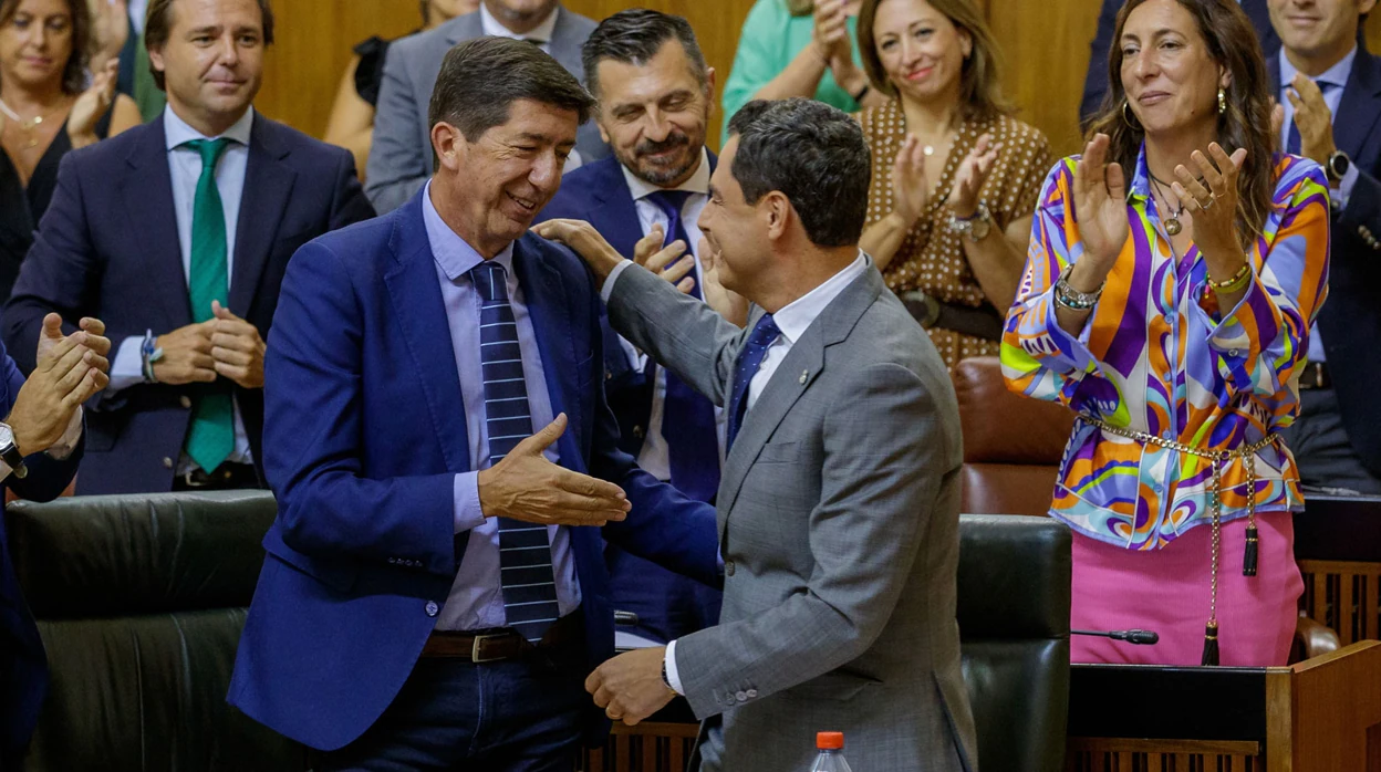 Juan Marín rechazó un puesto de consejero en el nuevo Gobierno de Juanma Moreno
