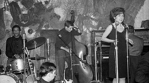 Núria Feliu, en 1965 en el Jamboree de Barcelona