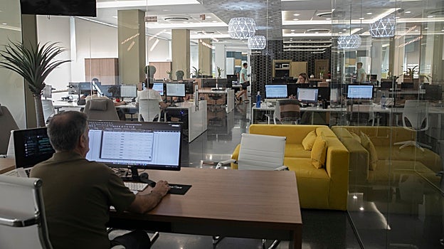 Interior de otra de las empresas instaladas en el Parque Joyero de Córdoba