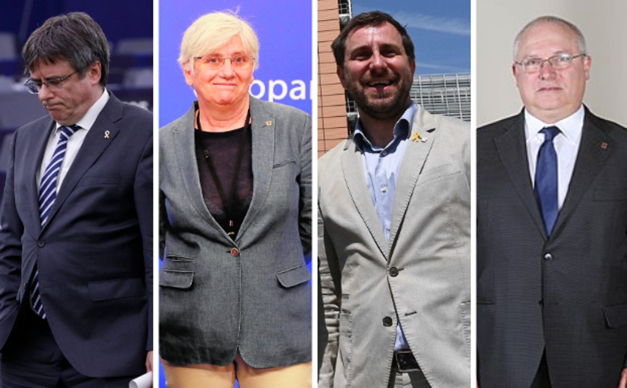 Los fugados del 'procés', cada vez más solos, pierden el relato del 1-O con la vuelta de Anna Gabriel