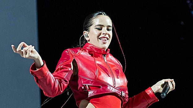 Rosalía, durante el concierto