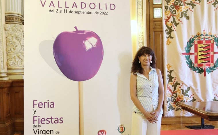 Una manzana violeta de caramelo será la imagen de las fiestas de  Valladolid