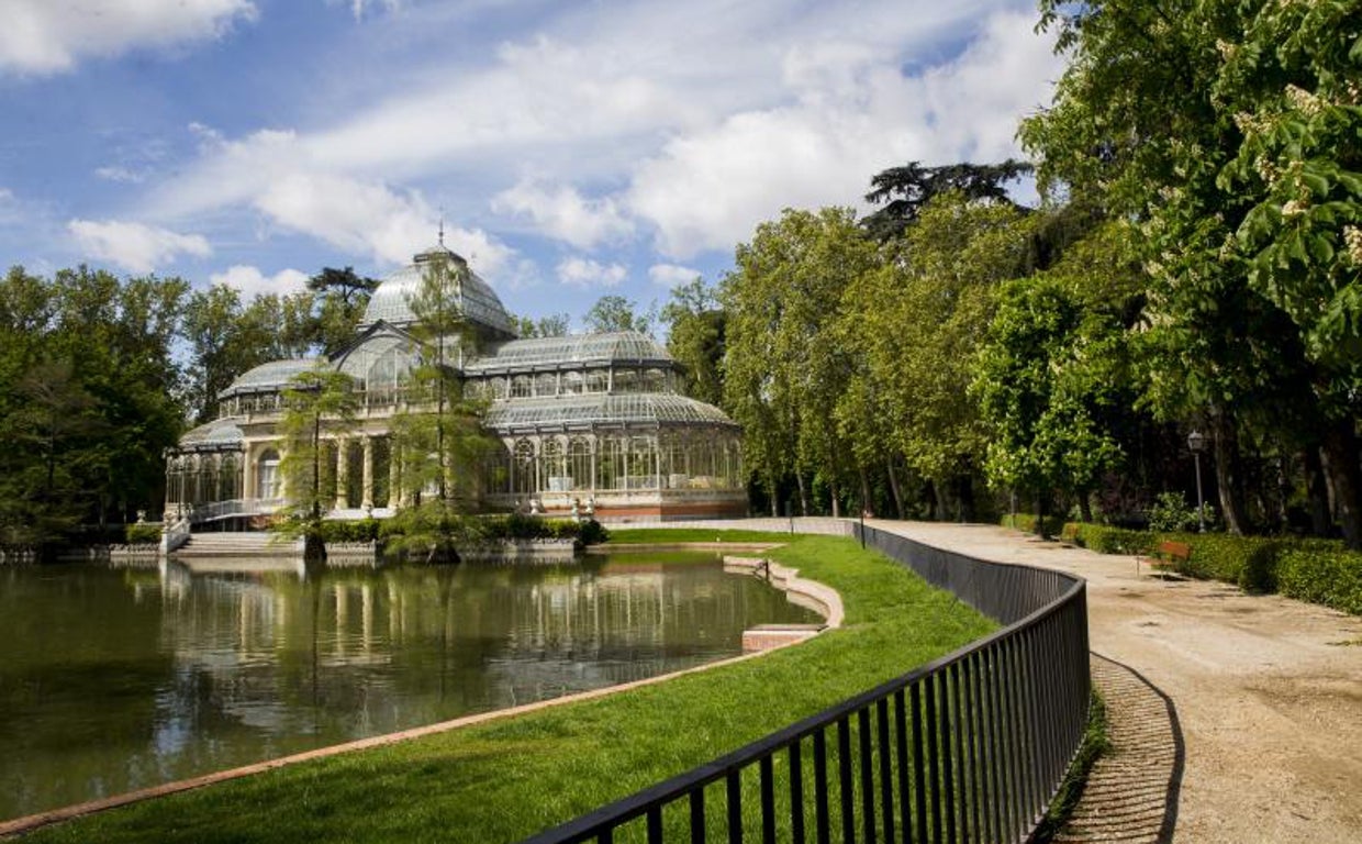 El palacio de Cristal, una de las joyas de El Retiro