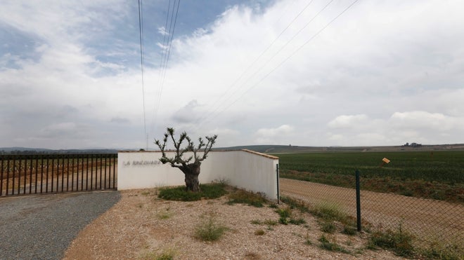 Entrada a la finca La Rinconada