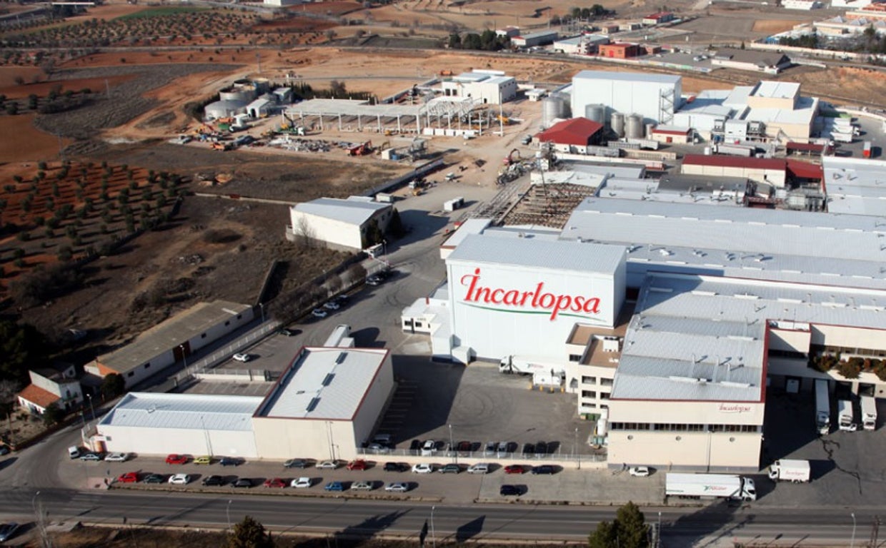 Vista aérea de la sede de Incarlopsa en Tarancón