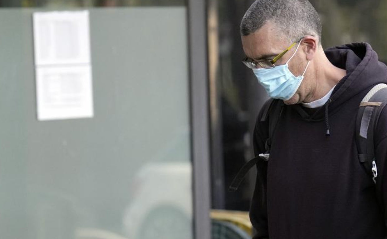 Xavier Jiménez, único imputado por el crimen de Helena Jubany, a su llegada a los juzgados de Sabadell