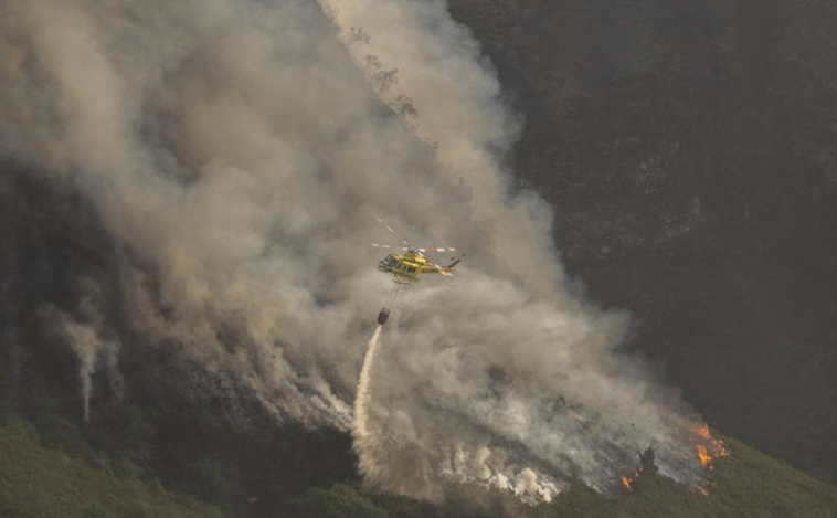 Controlado el incendio de Folgoso do Courel, el más grande de la historia de Galicia