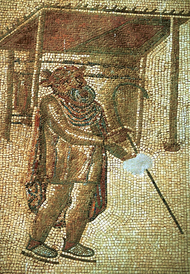 Mosaico del actor trágico