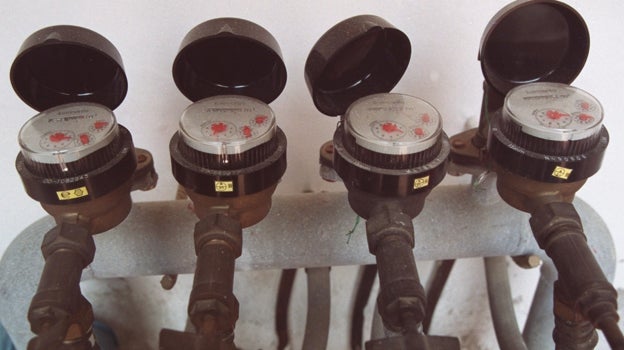 Contadores en un edificio de Córdoba