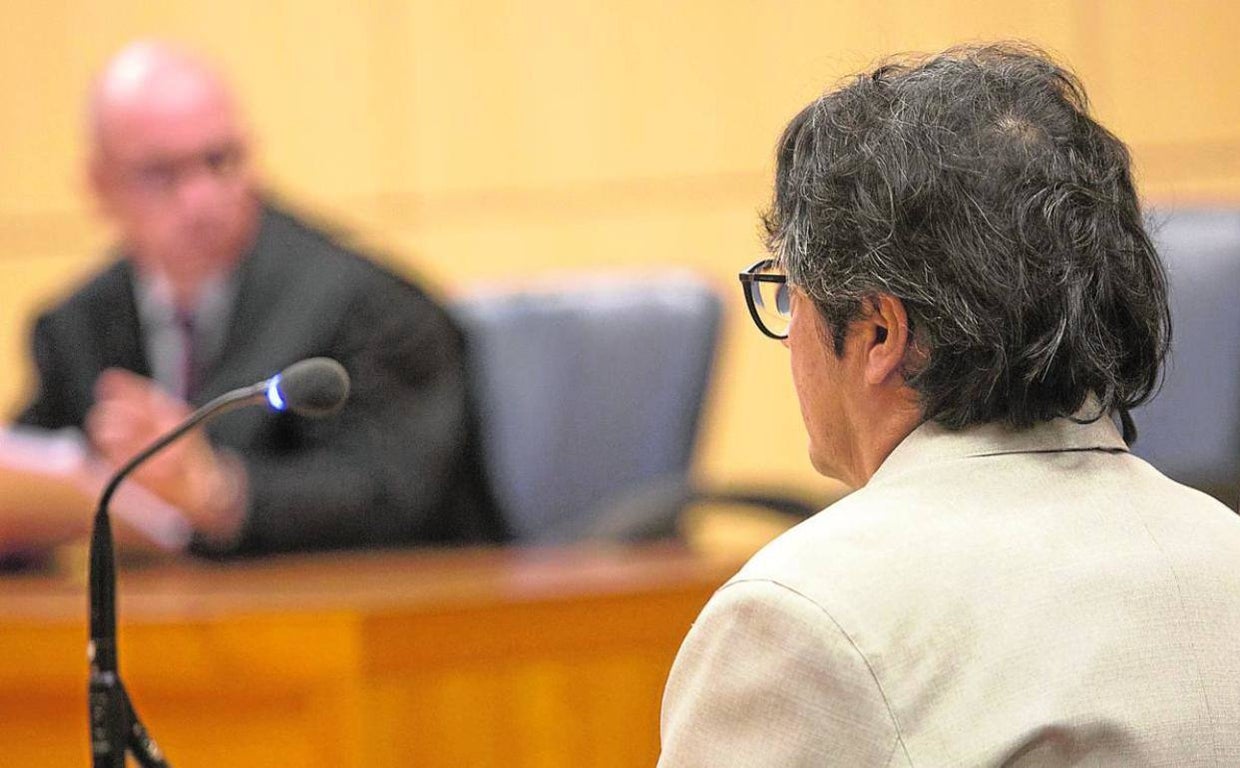 Imagen de Luis Eduardo Ramírez icardi, exmarido de Mónica Oltra, tomada durante el juicio