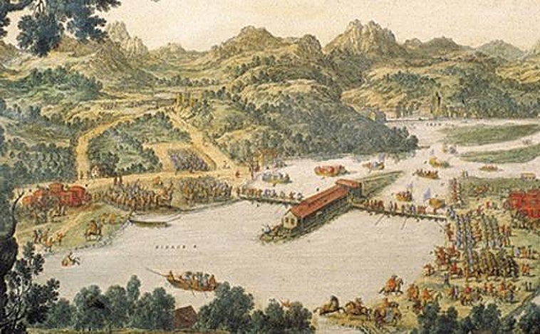 España entrega la Isla de los Faisanes a Francia hasta el 1 de febrero