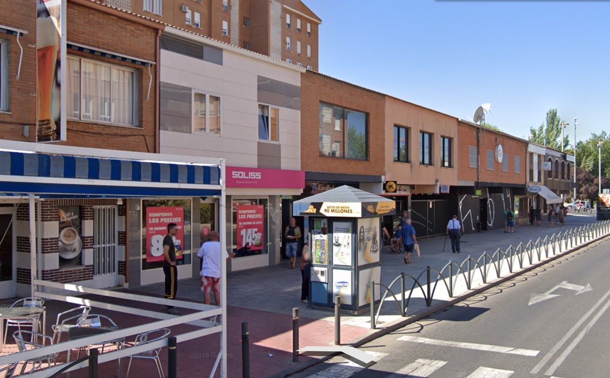 Calle Alberche, en el Polígono
