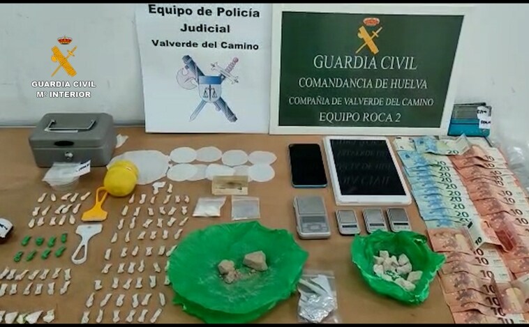 Desarticulado un importante punto de venta de drogas en Minas de Riotinto