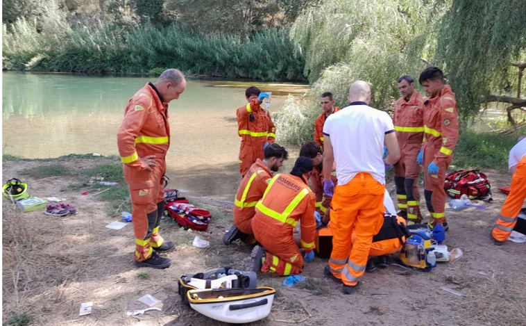 Un hombre muere ahogado al intentar salvar a su hija en un río en Valencia