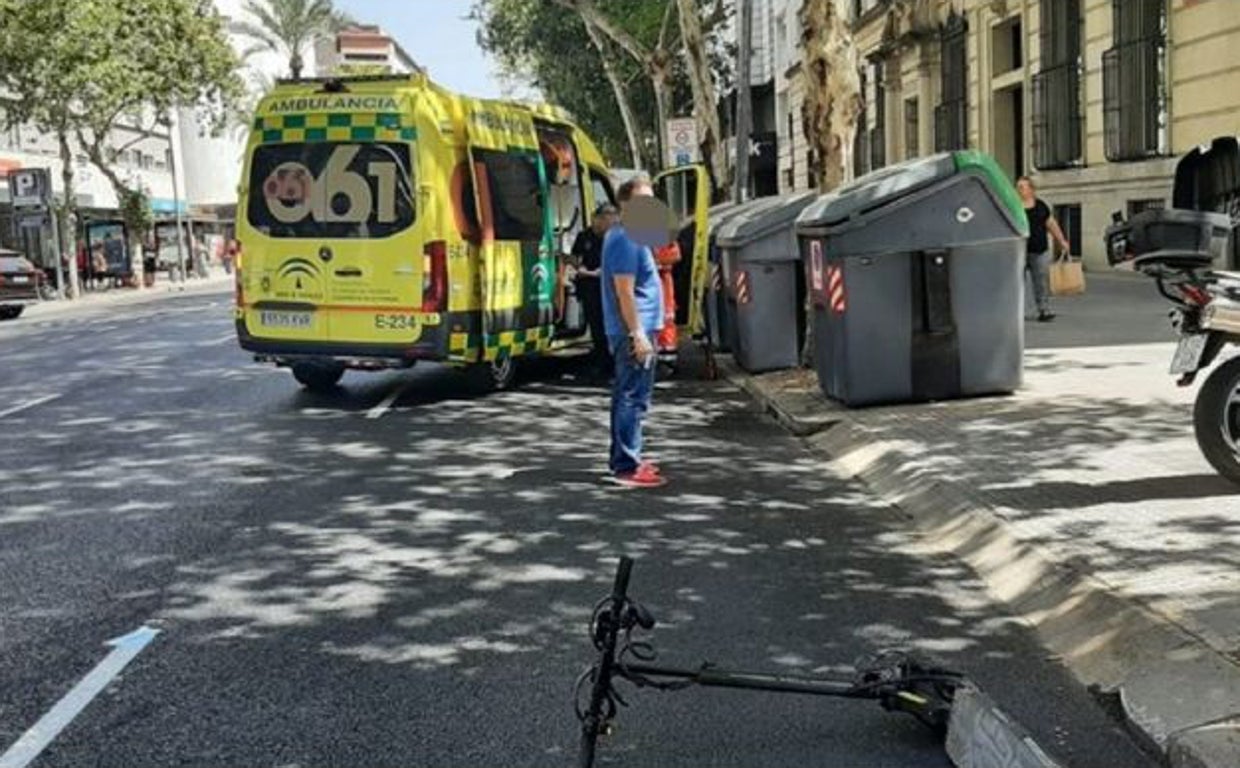 Lugar del accidente, en una imagen difundida por el 061 a través de redes sociales