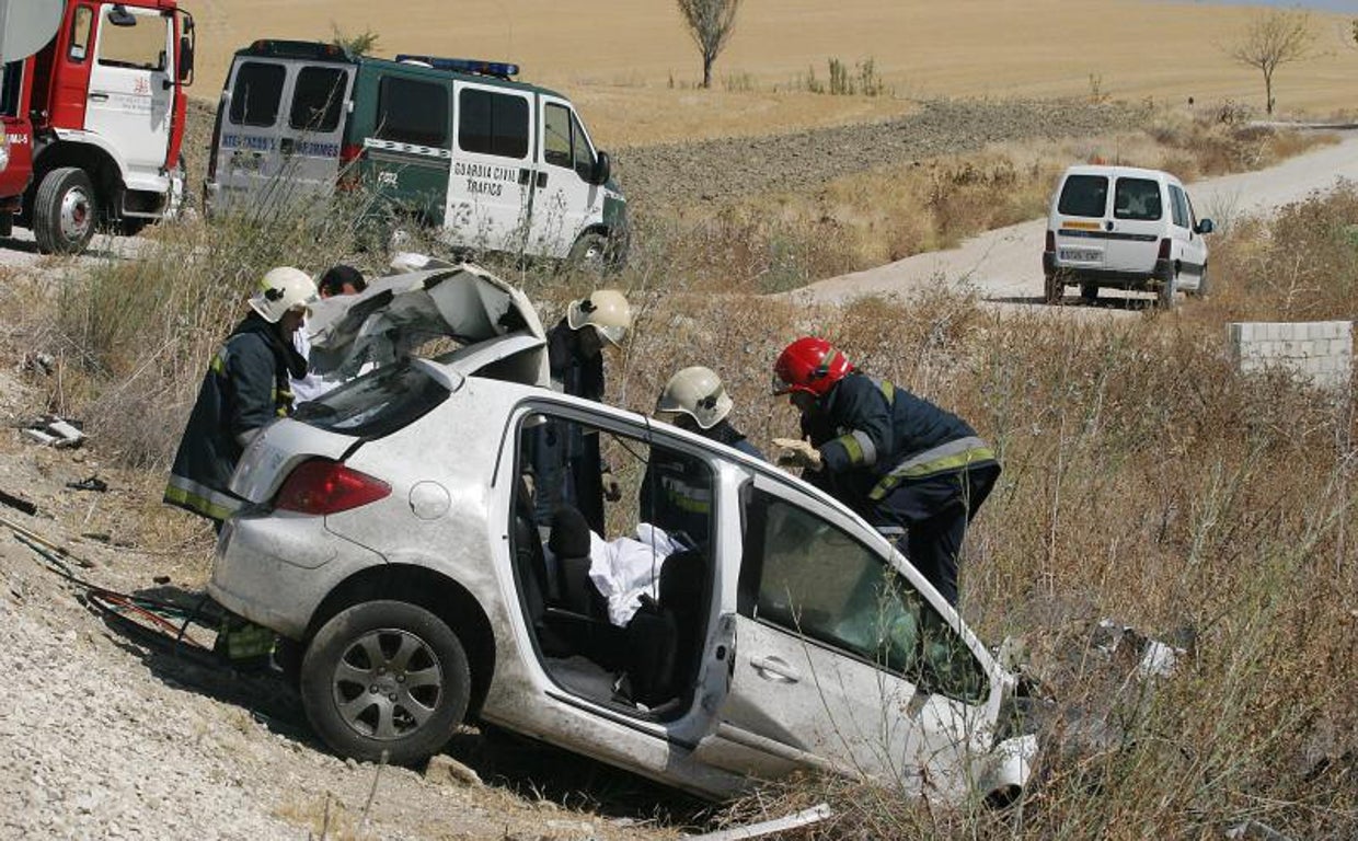 Imagen de archivo de un accidente de coche en Córdoba
