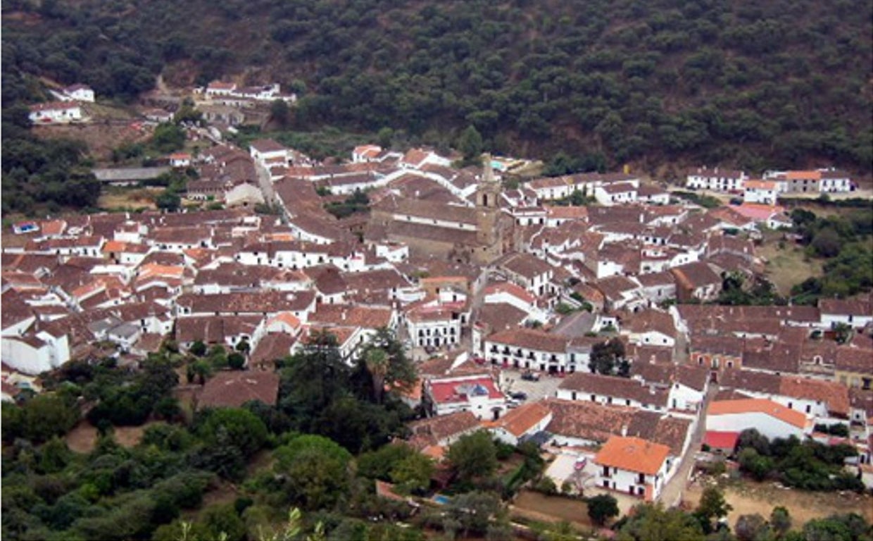 ista aérea de Alájar