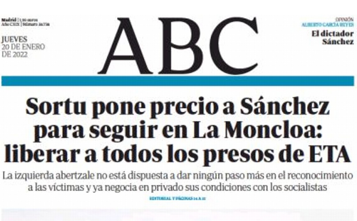 El PNV necesita aliviar la situación de los presos etarras para contener a Bildu
