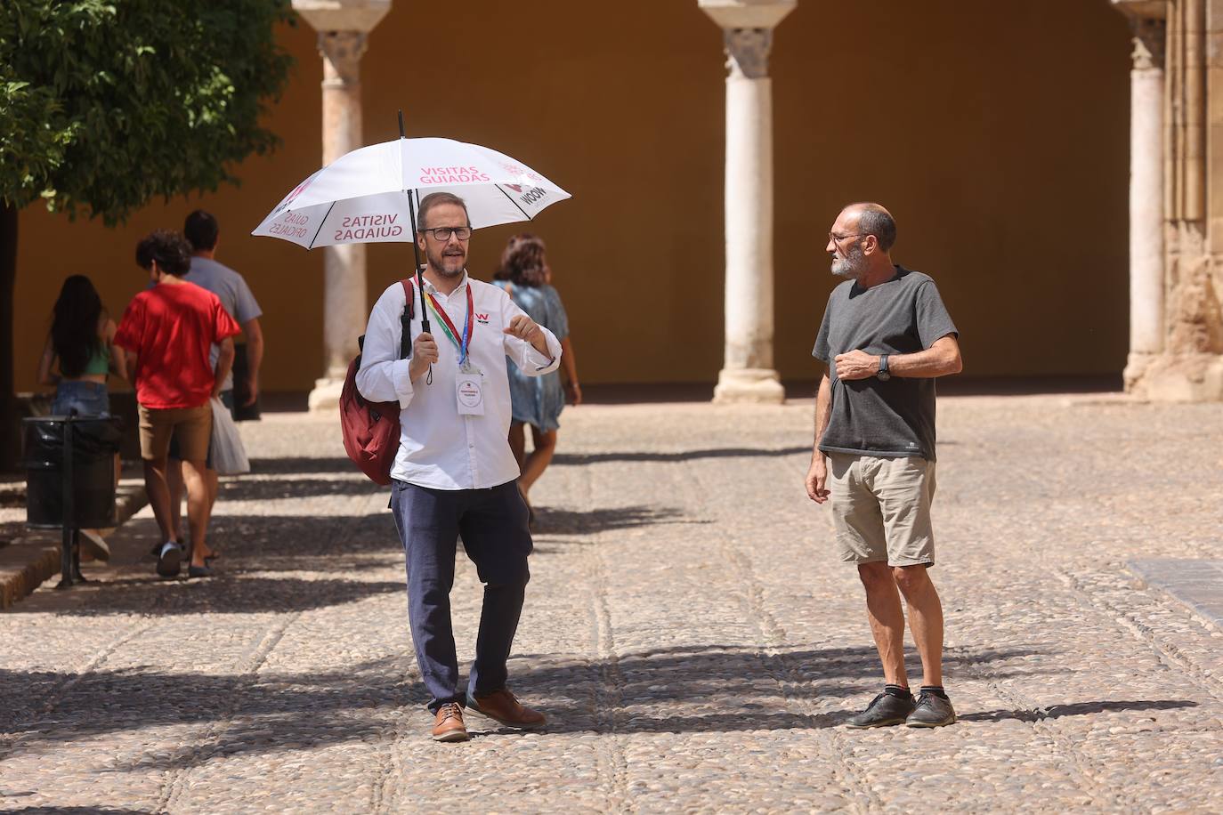 Los turistas en el último día del puente de agosto en Córdoba, en imágenes