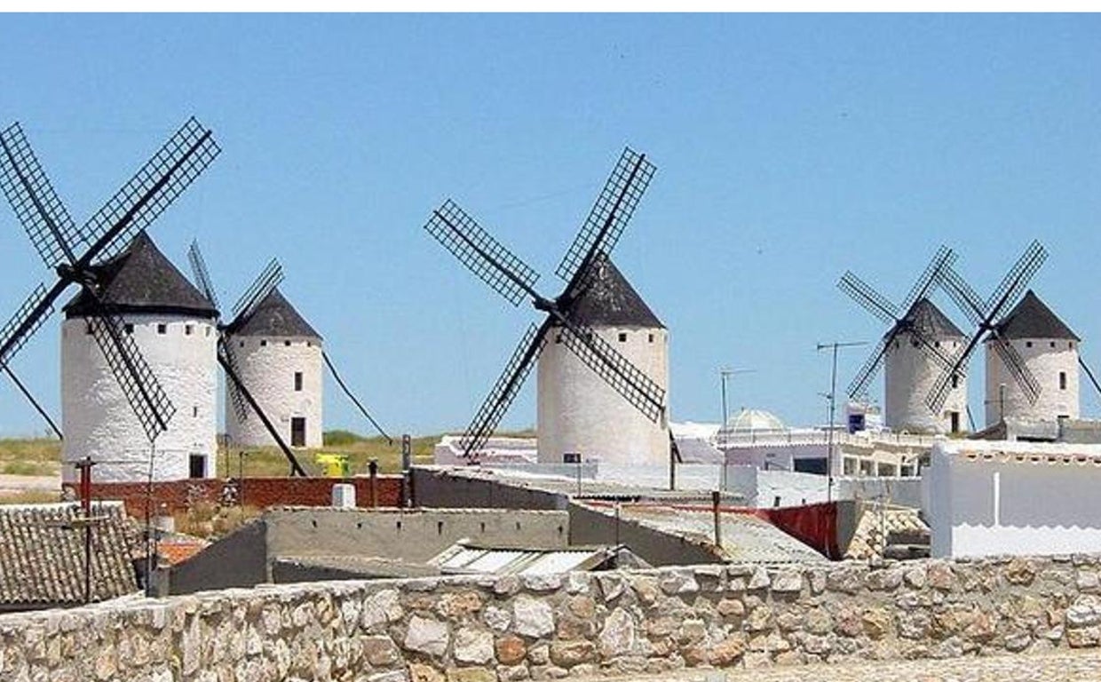 Los molinos de Campo de Criptana, en Ciudad Real