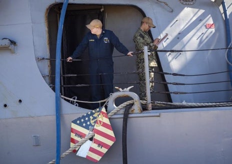Imagen secundaria 1 - El destructor USS Bulkeley se suma a la flota de EE.UU. en Rota