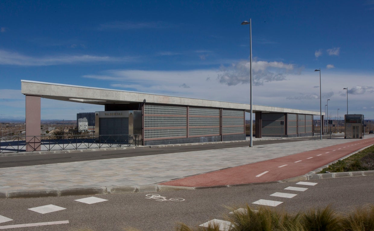 Estación de Cercanías de Valdebebas, junto a la que se construirá el intercambiador de transportes