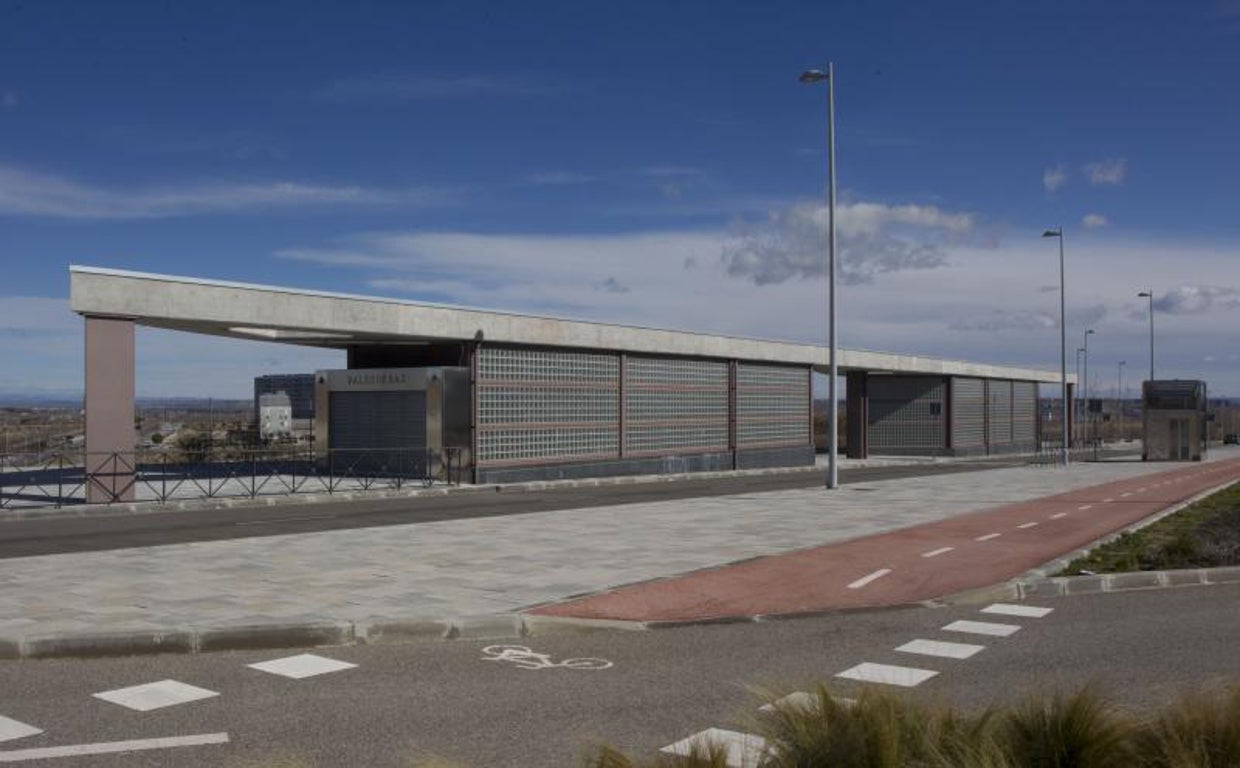 Estación de Cercanías de Valdebebas, junto a la que se construirá el intercambiador de transportes