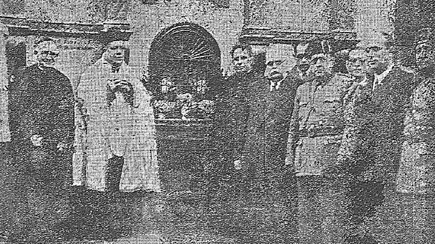 Imagen del retablo tras su restauración en 1937