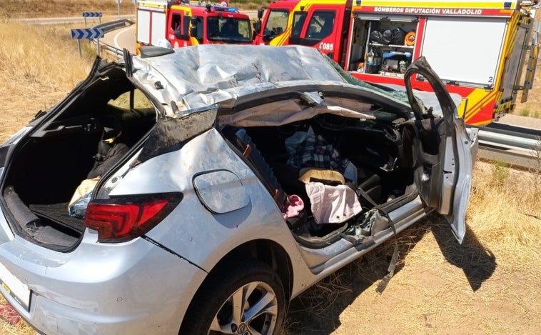 Siete heridos en cuatro accidentes de tráfico en las carreteras de la Comunidad