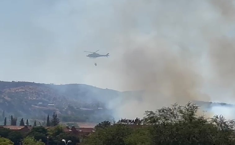 Se reactiva el incendio ocurrido hace seis días en una isla del Tajo