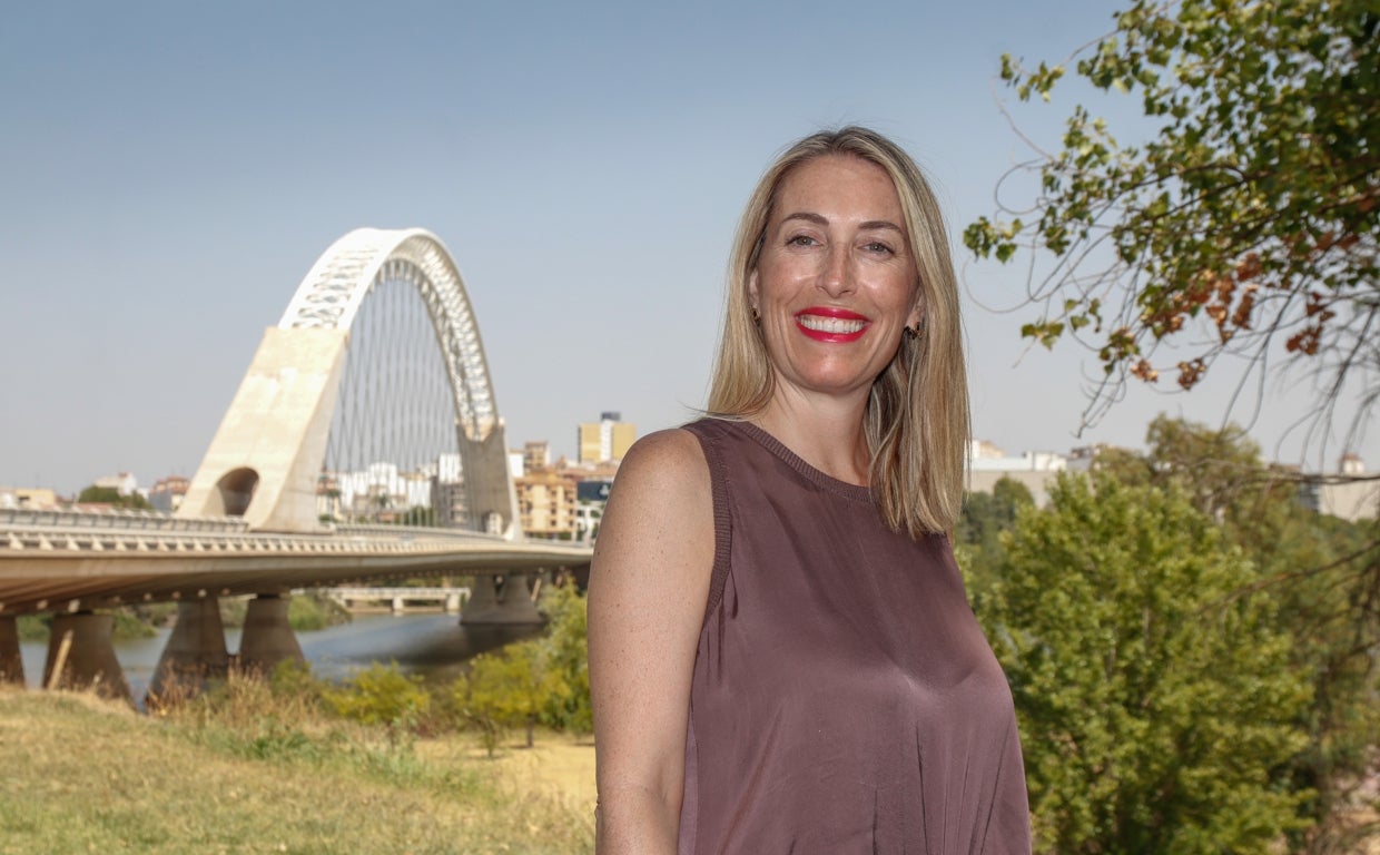 La presidenta del PP de Extremadura, María Guardiola.