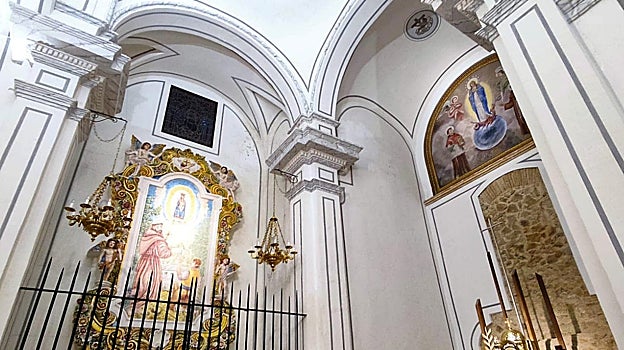 Nueva iluminación de la iglesia del Santuario de la Mare de Déu de Agres