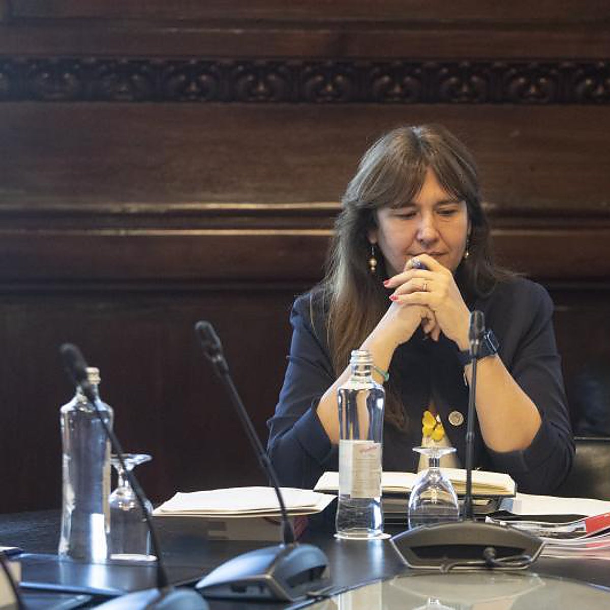 La Mesa del Parlament reconsiderará el jueves la suspensión de Borràs