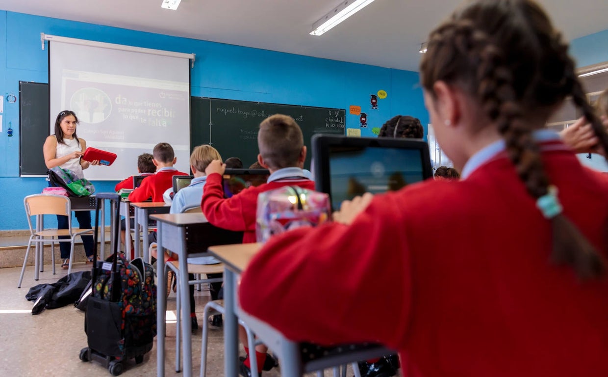 Inicio de curso durante la prepandemia, en una imagen de archivo