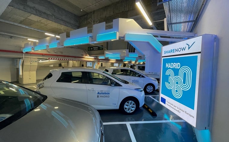 La electrolinera más potente de España abre sus puertas en el parking de Canalejas