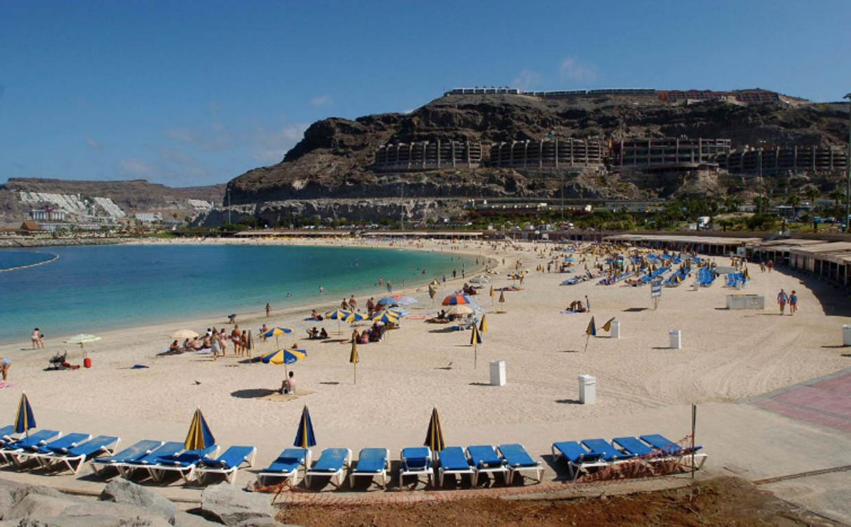 Playa de Amadores, en Gran Canaria