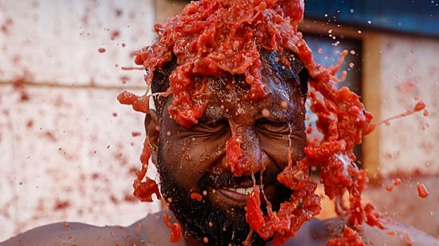 Las mejores imágenes de la Tomatina 2022 de Buñol (Valencia)