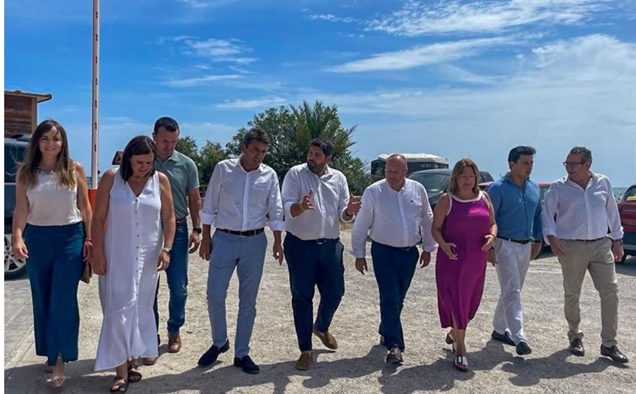 El presidente del PPCV participa en el 'Encuentro Popular Región de Murcia-Comunidad Valenciana 2022' en San Pedro del Pinatar