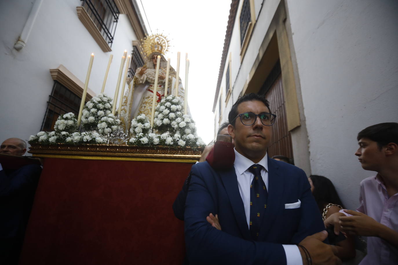 El regreso de la Virgen de la Merced de Córdoba, en imágenes