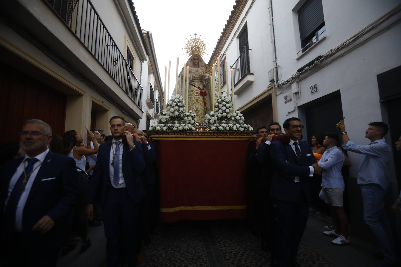 El regreso de la Virgen de la Merced de Córdoba, en imágenes